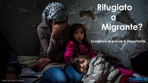 Rifugiato o migrante: qual è corretto?