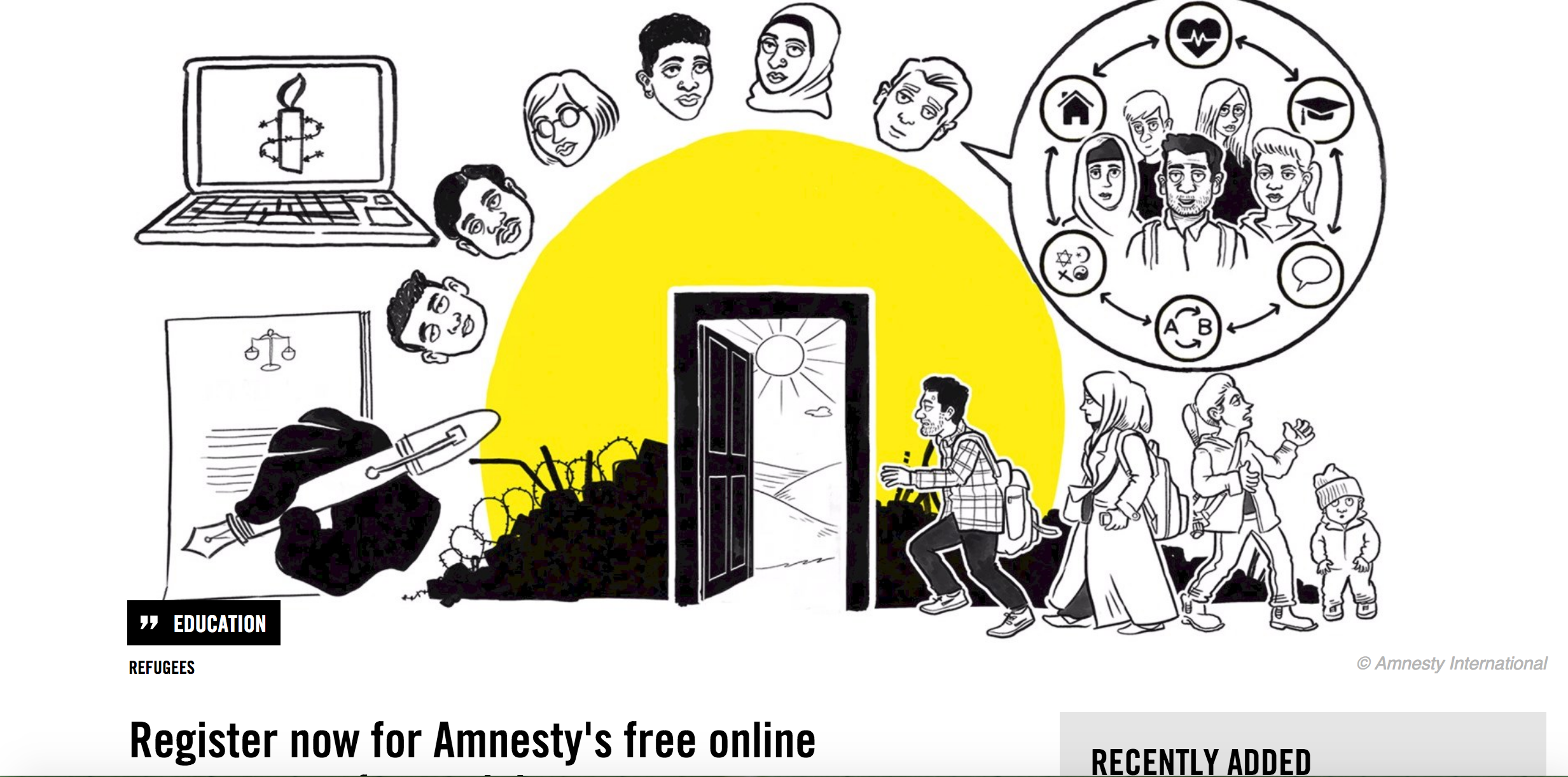 Da Amnesty International un corso online per conoscere i diritti umani