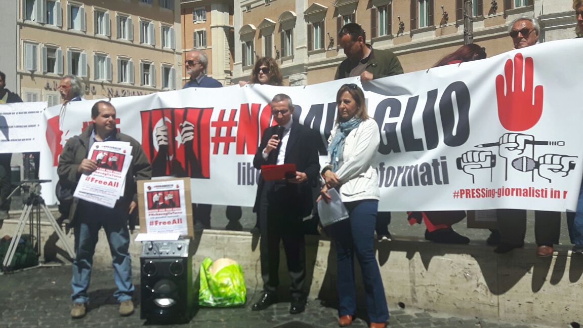 Lotta al precariato, querele temerarie e minacce: il 24 maggio la Fnsi in piazza di Montecitorio