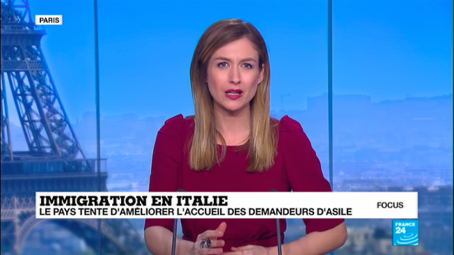 Il canale France24 cita l'Italia come esempio virtuoso di accoglienza