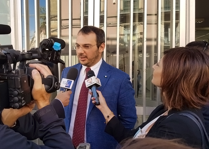 Conferenza stampa in Fnsi per solidarietà al giornalista Paolo Borrometi minacciato dalla mafia