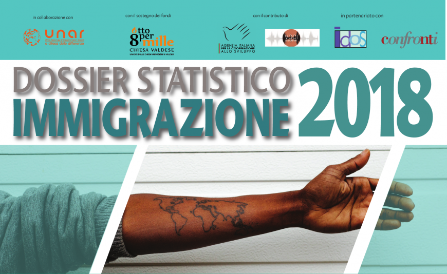 Dati e numeri reali dell'immigrazione nel 2018 nel nuovo Dossier Statistico Immigrazione