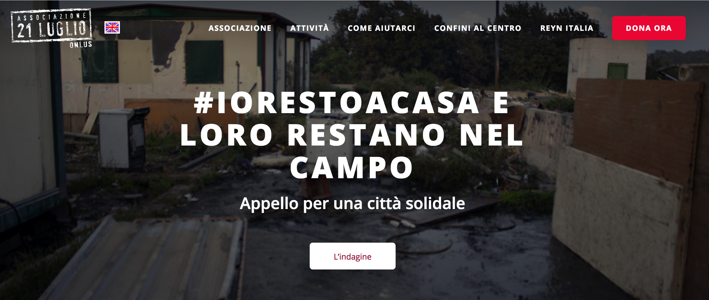 Baraccopoli e Covid-19. Associazione 21 luglio presenta un’indagine e lancia l’appello: «A rischio anziani e bambini»