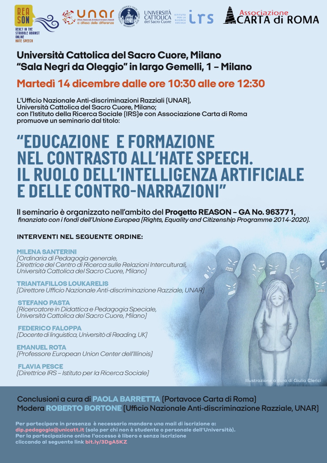 14 dicembre, il seminario 