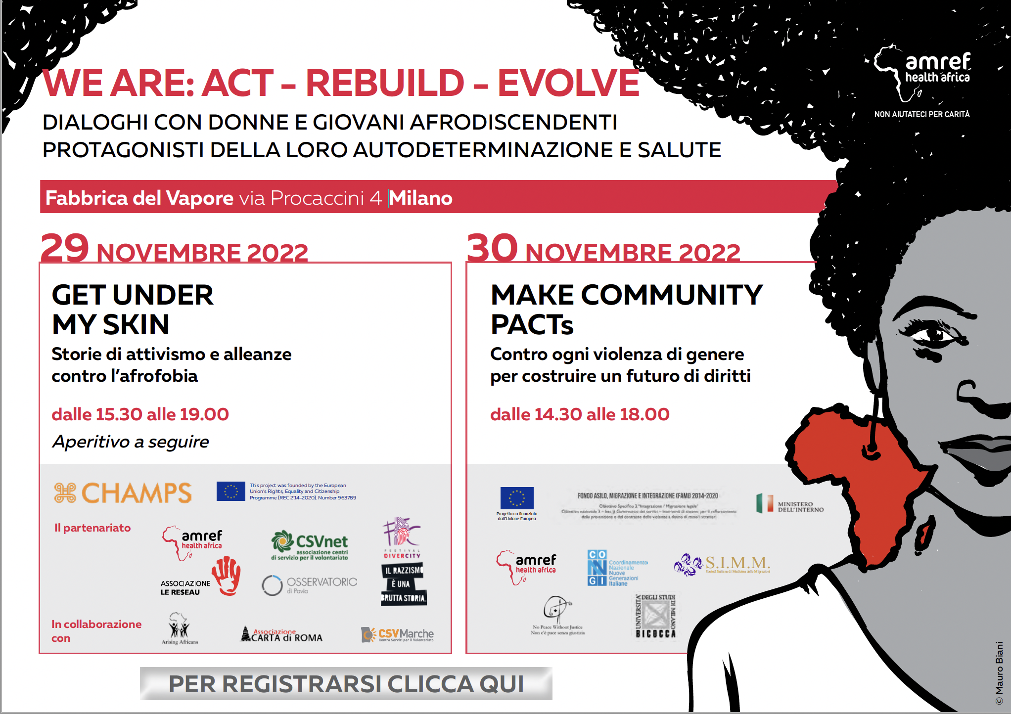 Get Under My Skin: storie di attivismo e alleanze contro l’afrofobia a Milano il 29 novembre