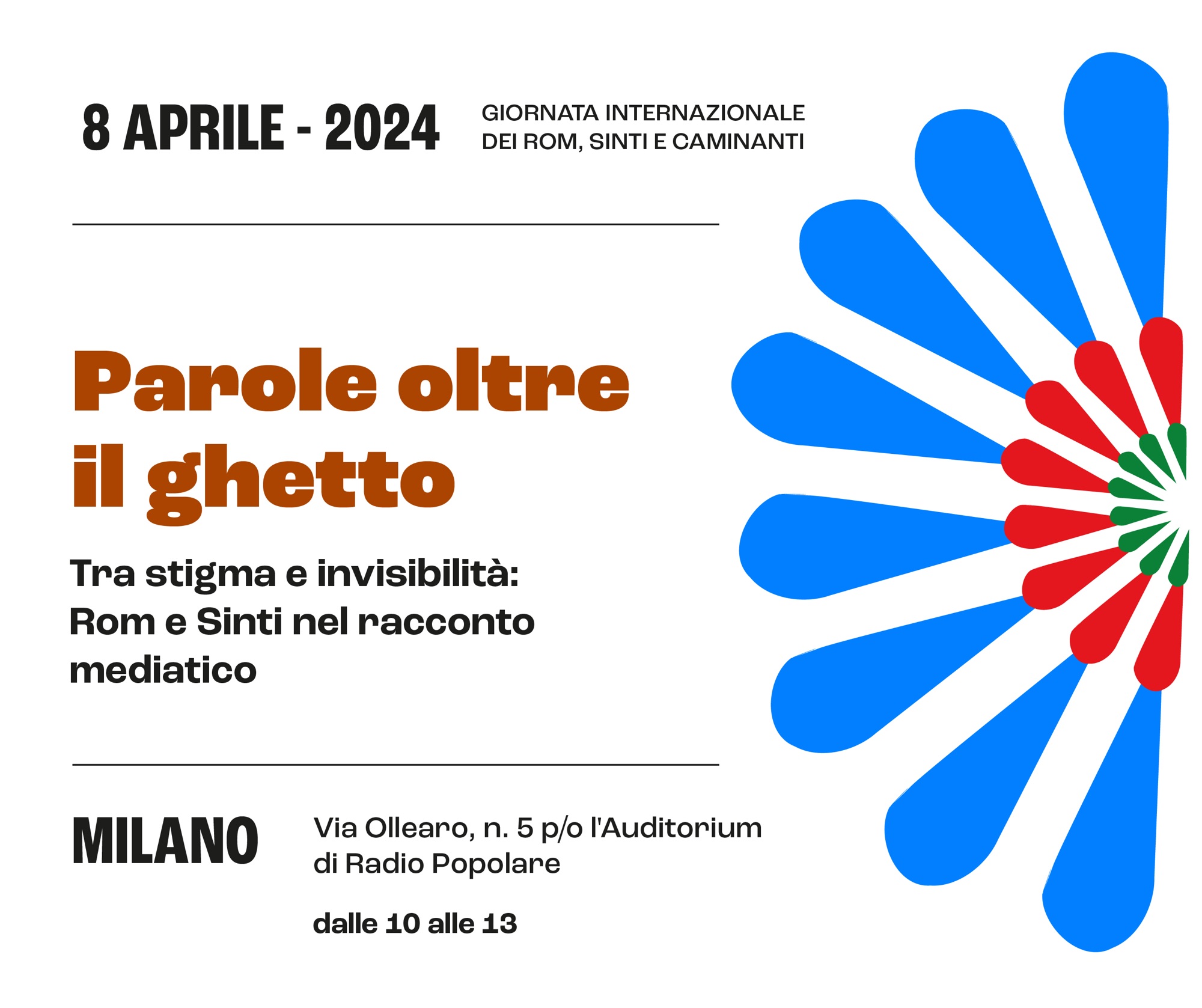 “Parole oltre il ghetto: Rom e Sinti nel racconto mediatico”, formazione a Milano