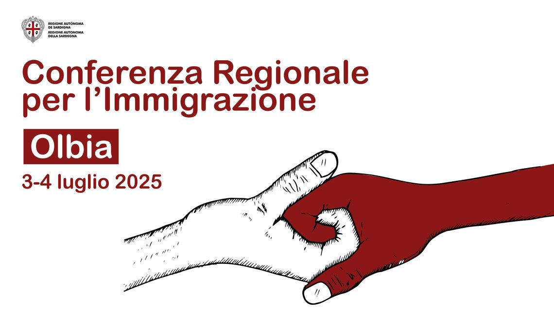 Conferenza della Regione Sardegna sull'Immigrazione: Carta di Roma a Olbia il 3 e 4 luglio