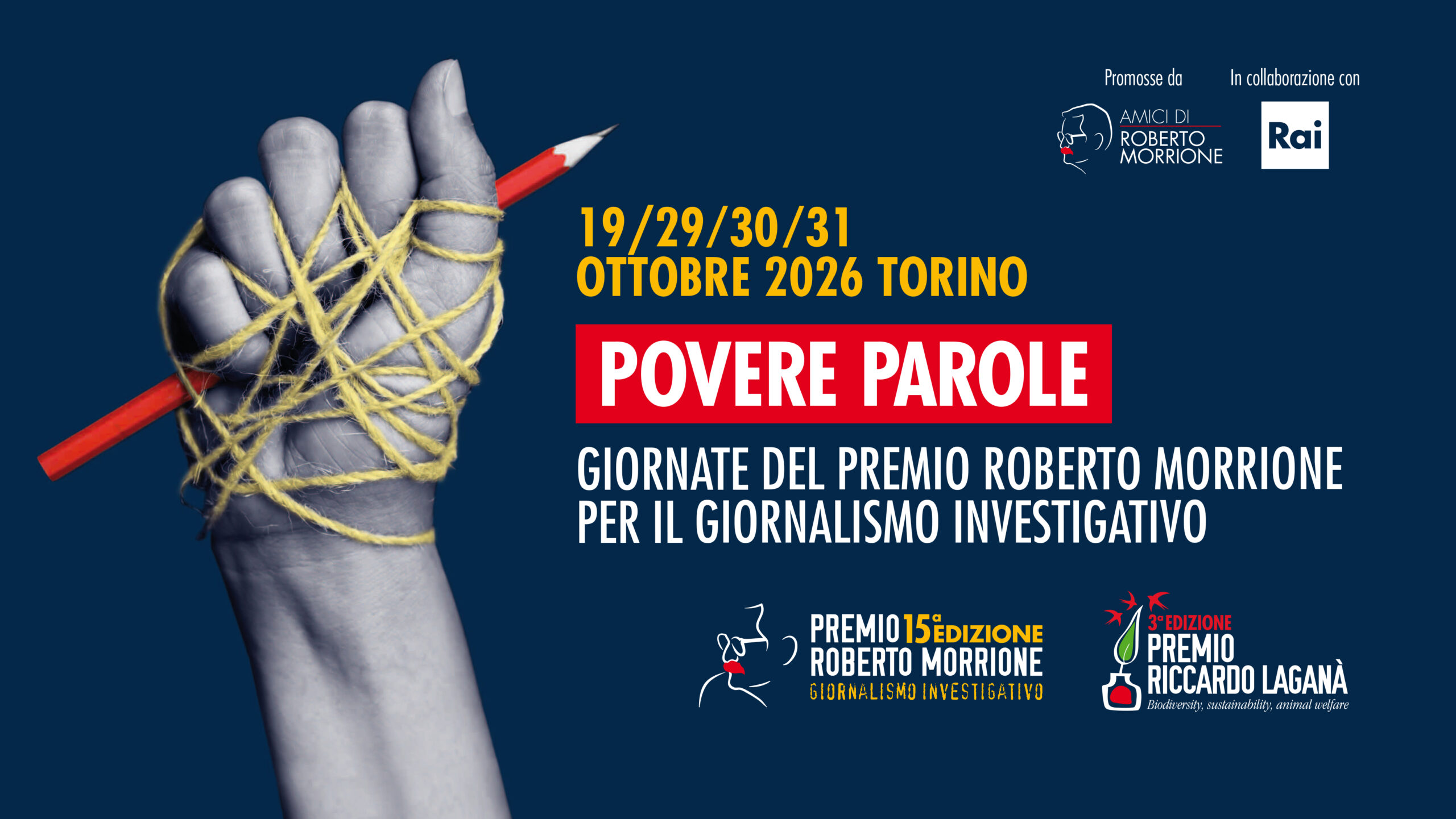 Povere Parole: il programma delle Giornate del Premio Morrione a Torino